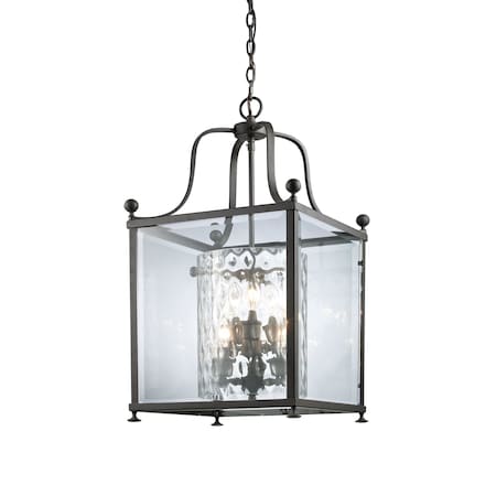 Z-Lite Fairview 6 Light Pendant, Bronze 177-6